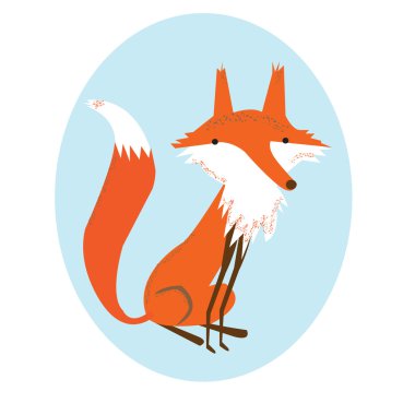 Ormandaki küçük şirin tilki