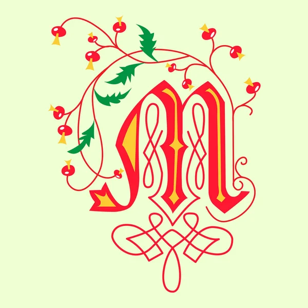 Medieval illuminated alphabet Vector Art Stock Images | Depositphotos