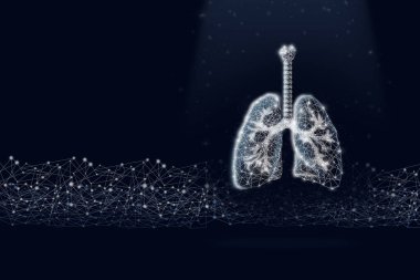 Düşük yalancı akciğer hologramı. - Evet. Teknoloji ve yenilik kavramı