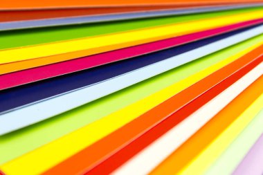 Renkli çizelge rehberi arkaplanı, renkli katalog. Renkli kart paleti