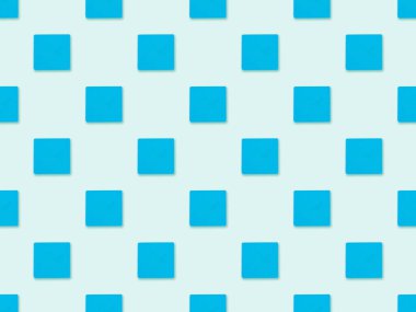 Kusursuz geometrik mavi küp deseni. Geometrik şekillerin görüntüsüne sahip kusursuz soyut desen.