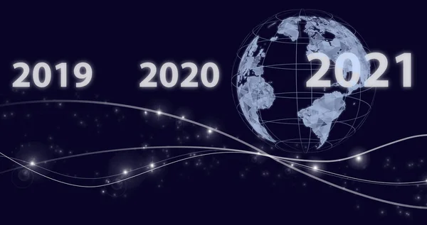 Nytt Årskoncept 2021 Nytt Begreppet Start Nyår 2022 Gott Nytt — Stockfoto