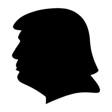 Donald siluet tarzında bir portre çizdi