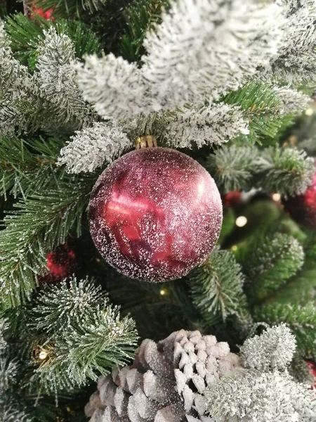 Décoration Noël Sur Fond Bois — Photo