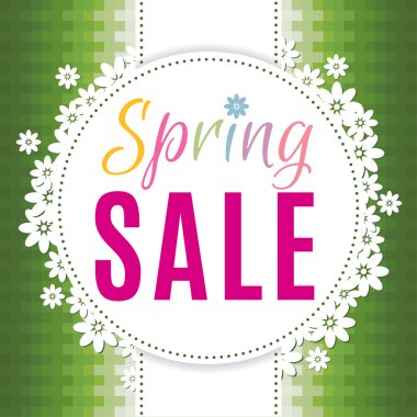 Renkli bahar satış arka plan