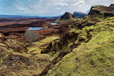 Trotternish Ridge üzerinden güzel görünüm