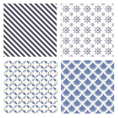 Deniz Dikişsiz desen seti