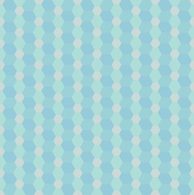 Mavi rhombs ve altıgen yanarak bahislerin doğru ile sorunsuz vektör desen