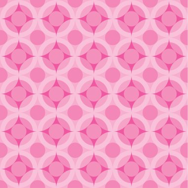 Zarif pembe kesintisiz daire doku