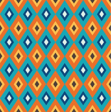 Eşkenar dörtgen ile dikişsiz vektör deseni