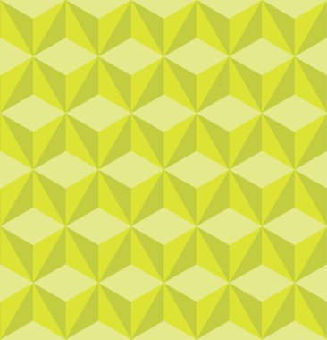 Yeşil üçgenler ile dikişsiz vektör deseni