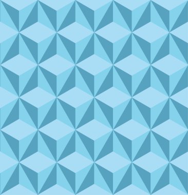 mavi üçgen ile sorunsuz vektör desen