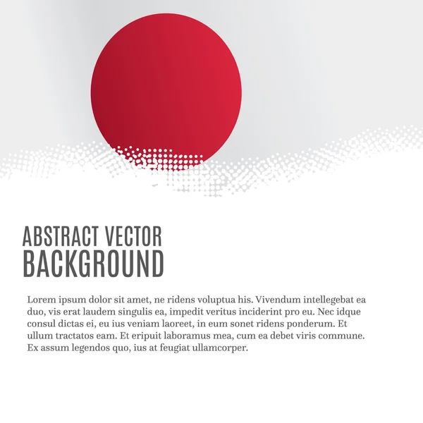 Antecedentes con bandera de Japón — Vector de stock