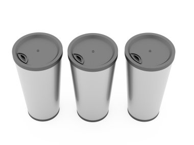 Beyaz arka plan üzerinde izole fast food Kupası