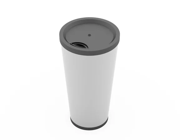 Fast food cup izolat pe fundal alb — Fotografie, imagine de stoc