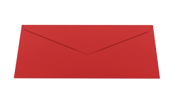 Conceito de carta de envelope renderizado em branco — Fotografia de Stock