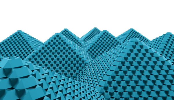 피라미드 큐브 컨셉 렌더링 — 스톡 사진