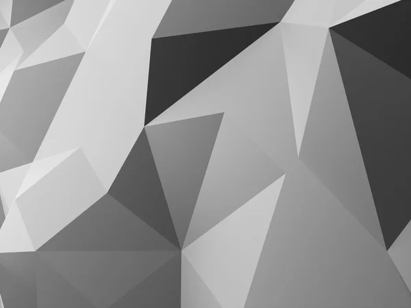 Concepto de fondo triangular renderizado — Foto de Stock