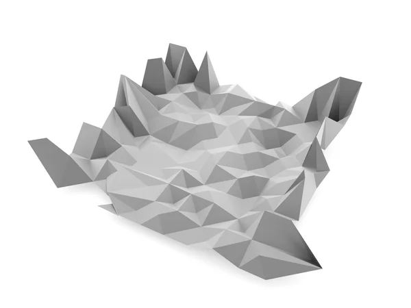 Concepto de fondo triangular renderizado —  Fotos de Stock
