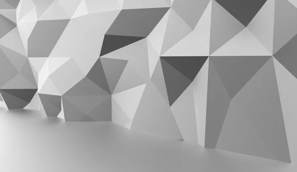 レンダリングされる三角形の背景の概念 — ストック写真