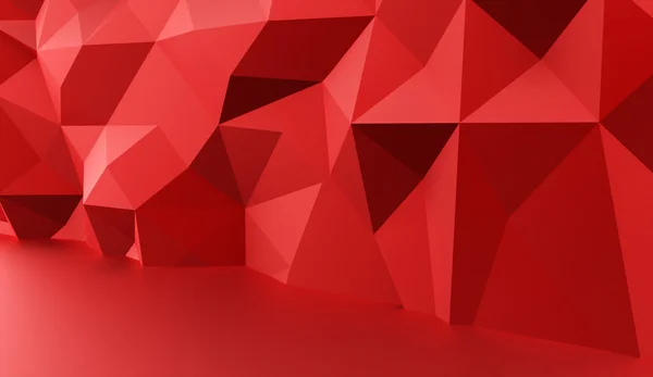 Concepto de fondo triangular renderizado — Foto de Stock