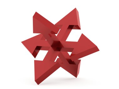 Kuzey yönü pusula simgesini beyaz arka plan üzerinde 