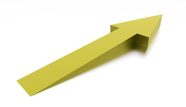 İş ok kavramı arka plan render 