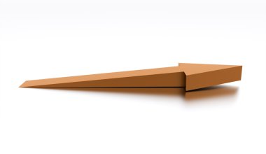 İş ok kavramı arka plan render 