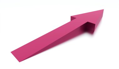 İş ok kavramı arka plan render 
