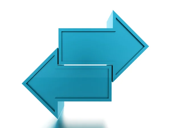Icono de flecha de negocio concepto renderizado — Foto de Stock