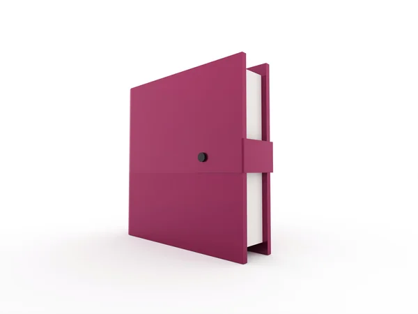 Rosafarbene Bürobücher — Stockfoto