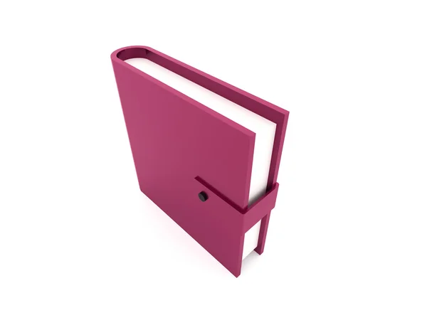 呈现的粉红色办公室 buletins 书 — 图库照片