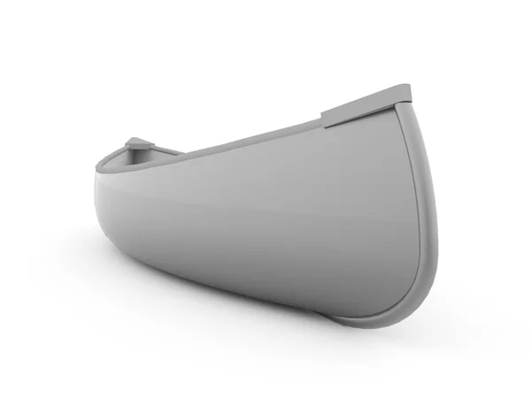 白い背景のレンダリング カヌー — ストック写真