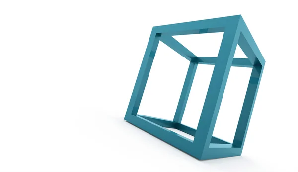 Icono de diseño del logotipo del cubo 3d — Foto de Stock