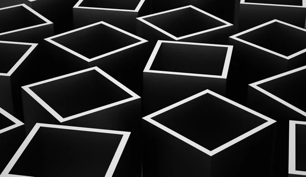 Abstract cubes background rendered — Stock Photo, Image