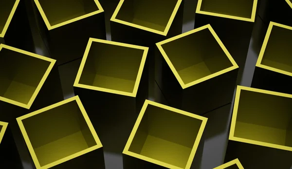 Abstract cubes background rendered — Stock Photo, Image