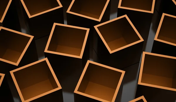 Abstract cubes background rendered — Stock Photo, Image