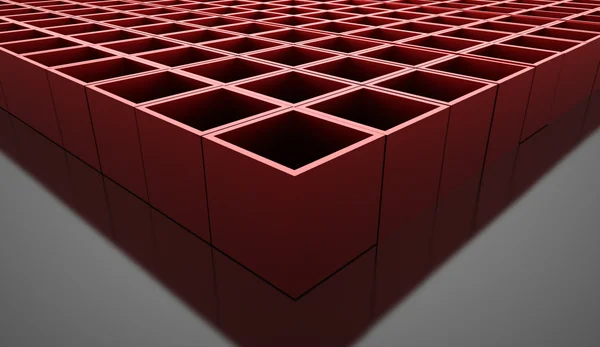 Fondo de cubos abstractos renderizados —  Fotos de Stock