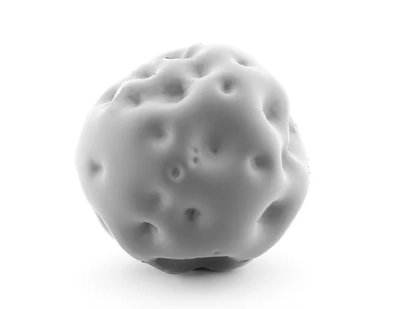 Bactria, virus rendered isolated on white background — Stock Photo, Image