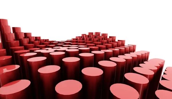 Fondo de tubo abstracto renderizado — Foto de Stock