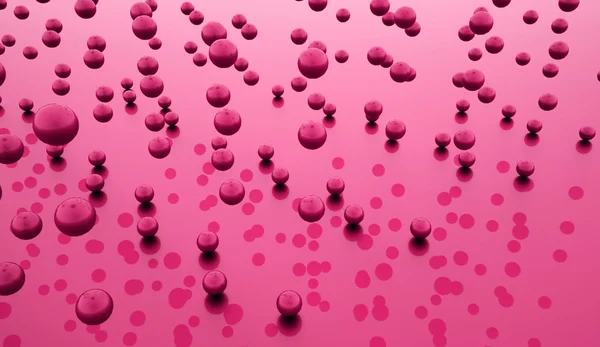 Рожевий фон абстрактних сфер — стокове фото