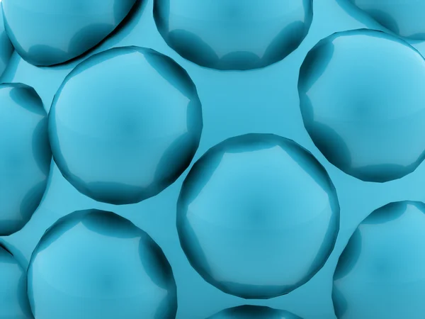 Blue abstract spheres background — Stock Photo, Image