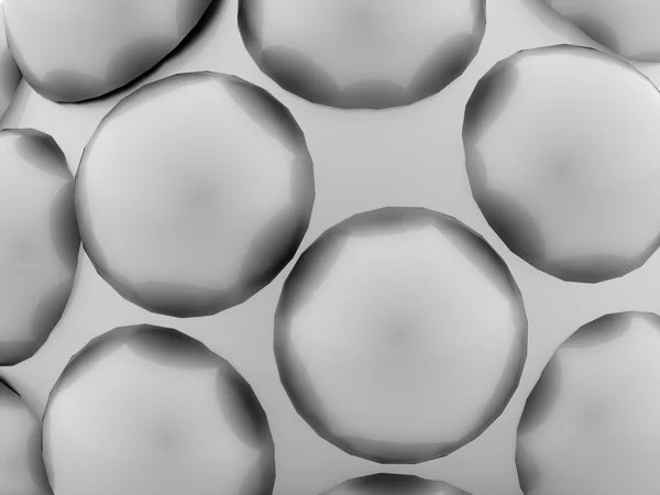 Silver abstract spheres background — Stock Photo, Image