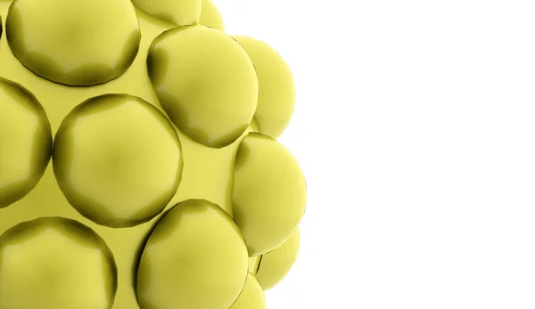 Green abstract spheres background — Stock Photo, Image