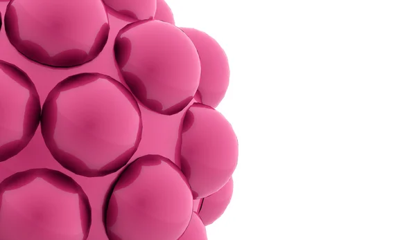 Rosa abstracto esferas fondo — Foto de Stock