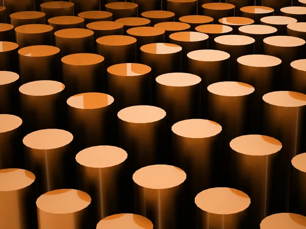 Fondo de tubo abstracto renderizado — Foto de Stock