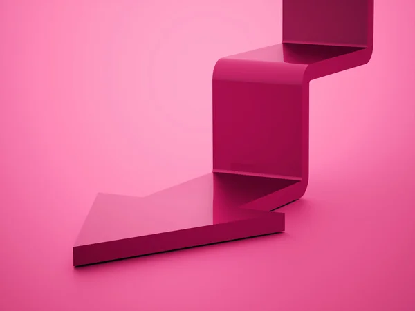 Stair arrow business concept rendered — Stock Photo, Image