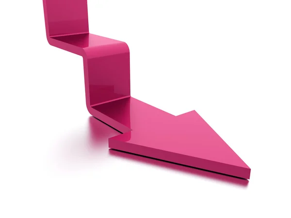 Stair arrow business concept rendered — Stock Photo, Image