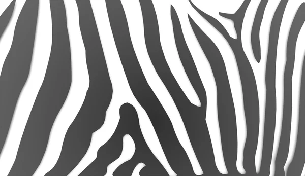 Zebra Stripes rendered — Stock Photo, Image