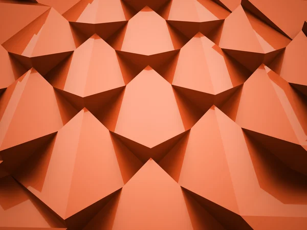 Fondo de triángulo abstracto naranja — Foto de Stock
